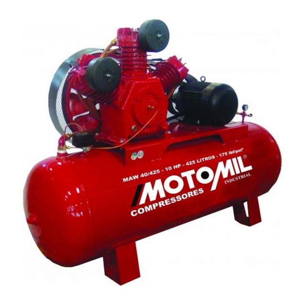 Compressor de Ar Industrial 40 Pés 425 Litros Maw-40/425i Trifásico Motomil