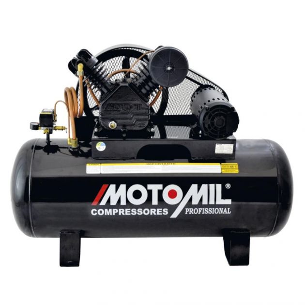 Compressores de Ar Profissional 25 Pés 250 Litros Cmav 25/250 Trifásico Motomil