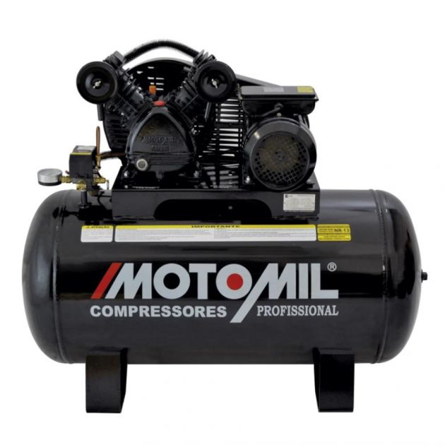 Compressores de Ar Profissional 10 Pés 100 Litros Cmv 10/100 Monofásico Motomil