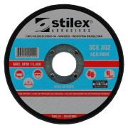 Disco de Corte Inox 4,5" 2 Telas - Stilex