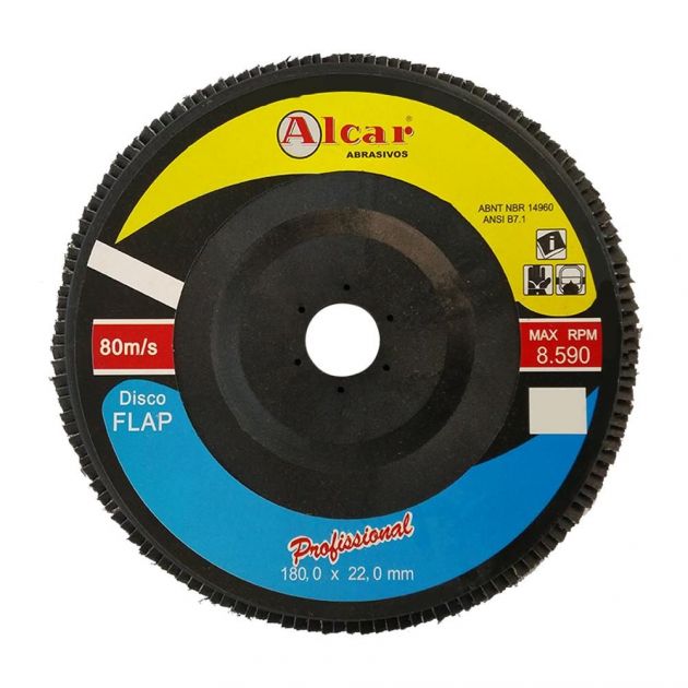 Disco Flap 7" - Grão 40 Alcar