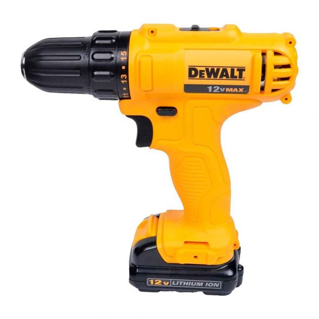 Parafusadeira Furadeira A Bateria 12v Bivolt 3/8" Dcd700c2 Dewalt